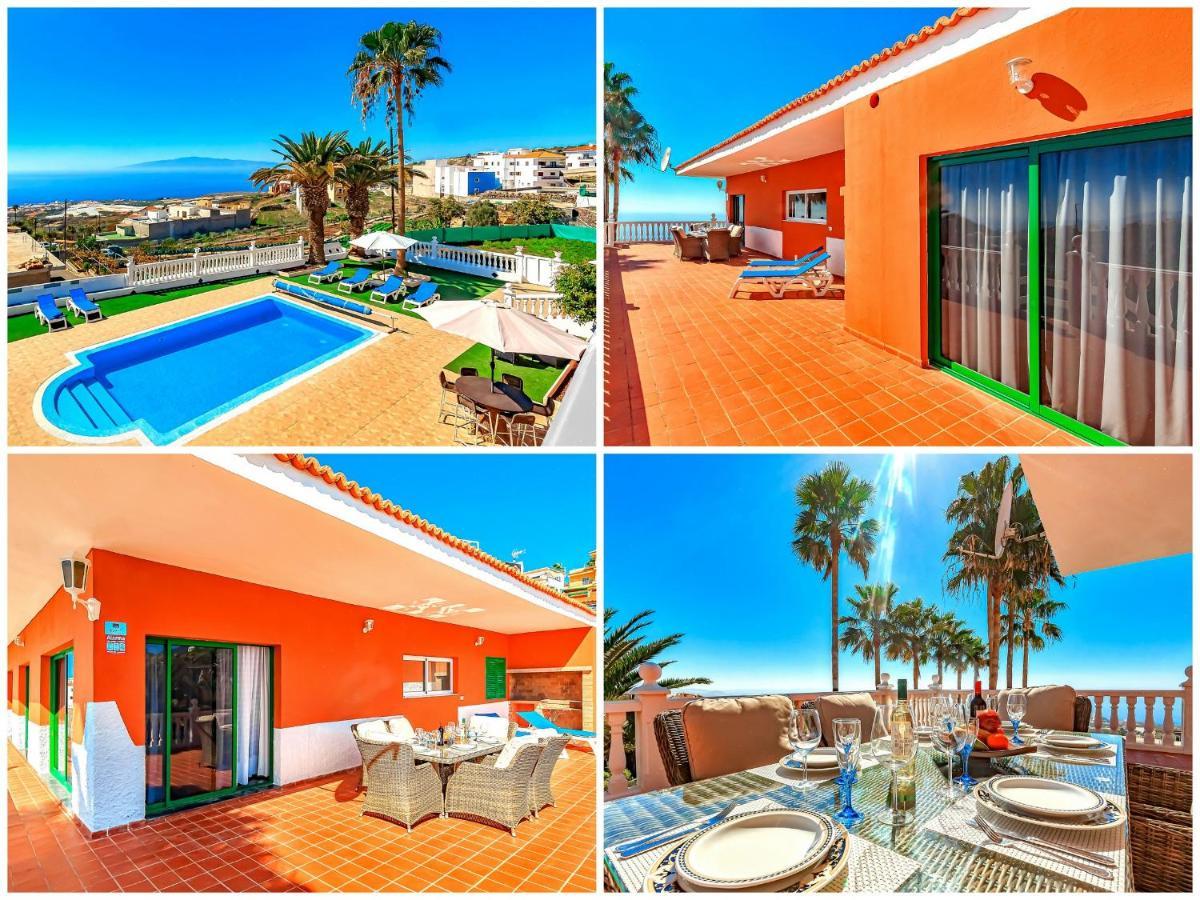 Villa Raquel With Private Pool And Sea View Los Menores Екстер'єр фото